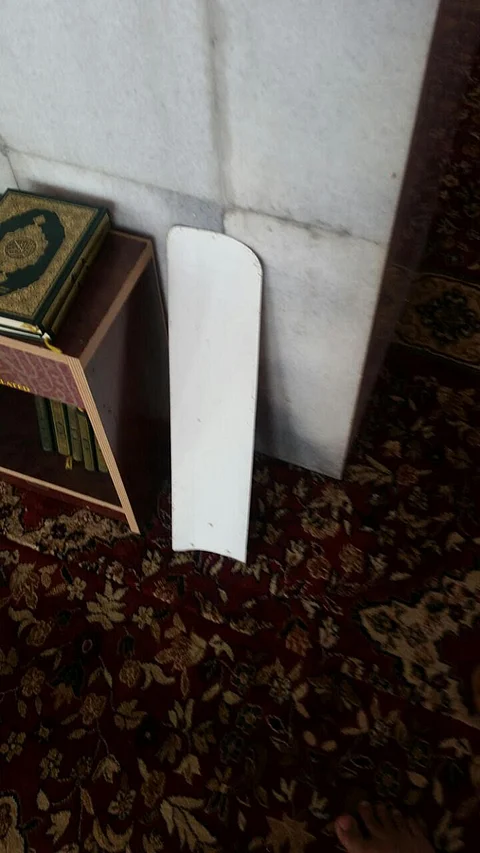 الطائف.. سقوط ريشة مروحة ونجاة المُصلين منها بجامع العباس
