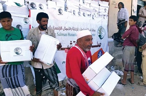 مركز الملك سلمان للإغاثة: المساعدات الإنسانية لليمن ما زالت متواصلة