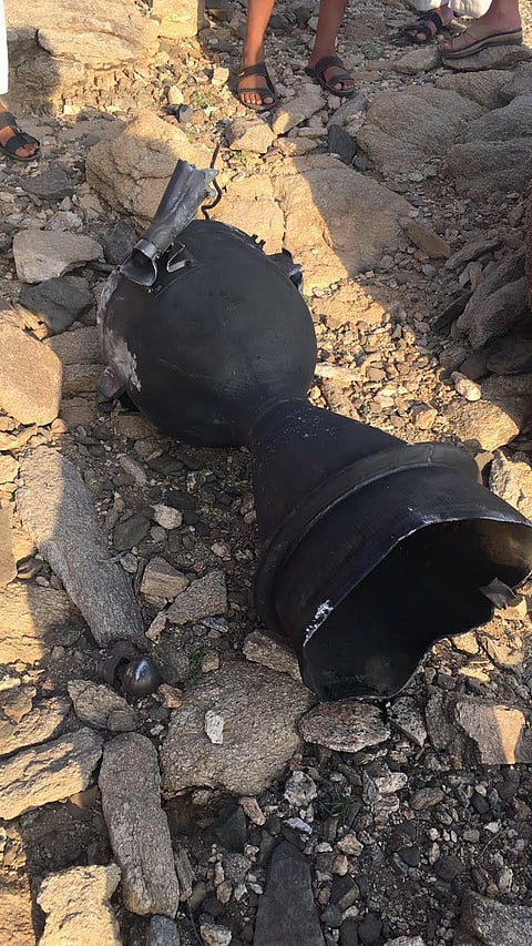 الجهات المختصة تباشر سقوط جسم في "وقبات الطائف"