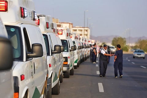 27 سيارة إسعاف تنقل المنوّمين بمستشفيات المدينة إلى المشاعر المقدسة