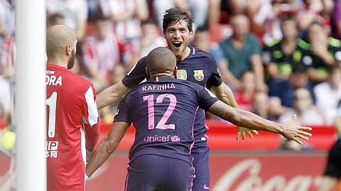 الدوري الإسباني: برشلونة يضرب "خيخون" بخماسية نظيفة