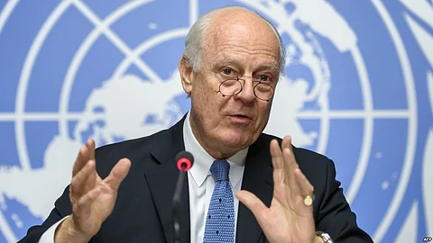 المبعوث الأممي إلى سوريا يطالب بهدنة 48 ساعة لإيصال المساعدات لـ"حلب"