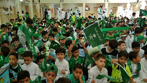 "النموذجية السابعة" بجدة تحتفل باليوم الوطني بحضور قيادات مكتب تعليم الشمال