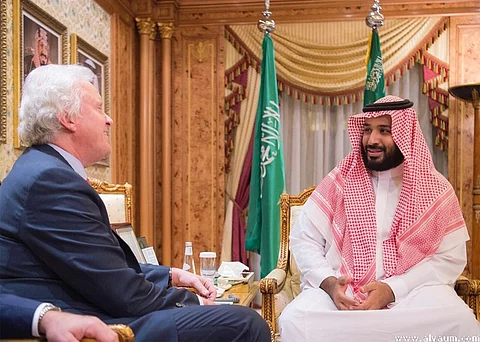 "ولي ولي العهد" يجتمع مع رئيس شركة جنرال إلكتريك