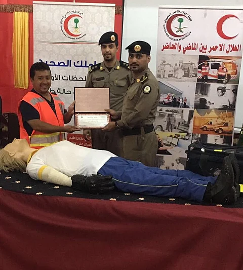 "إصلاحية مكة" تنظم دورة "الإسعافات الأولية " للنزلاء
