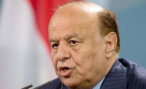 الرئيس اليمني من الرياض: ملتزمون بالهدنة رغم خروقات الانقلابيين