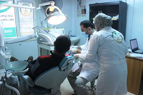 العيادات السعودية عالجت 2300 لاجئ سوري بالزعتري خلال أسبوع