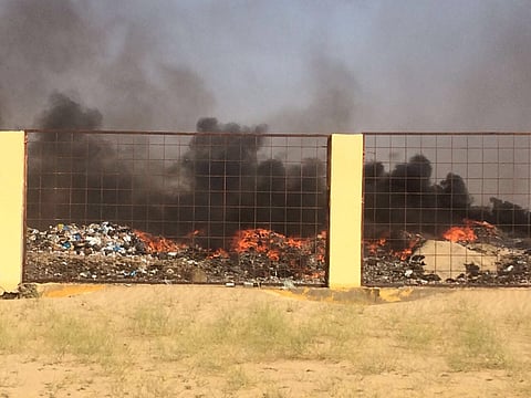 أهالي "صوانة الليث" يشكون بسبب روائح النفايات قرب منازلهم