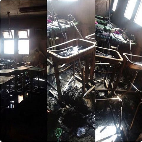 حريق يتسبب في إخلاء مدرسة طالبات متوسطة بالدمام