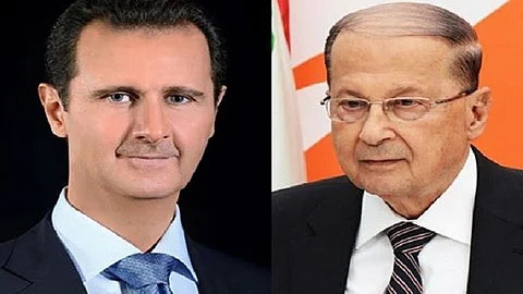 "الأسد" و"نصر الله" يهاتفان "عون" مهنئيْن بانتخابه رئيساً للبنان