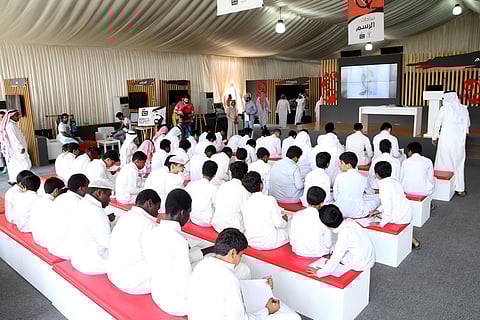 "حكايا مسك" تفتتح فعالياتها بطلاب المراحل الابتدائية في جدة