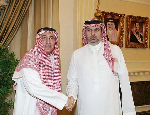 "عبدالله بن مساعد" يلتقي رئيس نادي الاتحاد