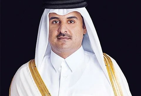 أمير قطر يصل الرياض لتقديم العزاء في وفاة تركي بن عبد العزيز
