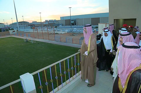 "عبدالله بن مساعد" يدشن منشآت نادي الفيحاء بعد تأهيلها