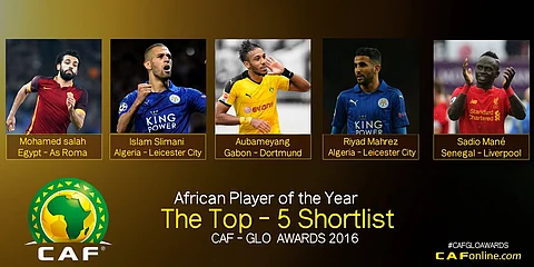 ثلاثة عرب في القائمة النهائية لأفضل لاعب في القارة الأفريقية