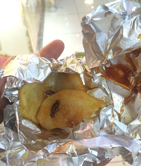 "صرصور" في وجبة بطاطس يغلق محل وجبات سريعة برفحاء