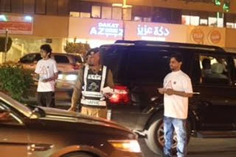 حملة توعوية في شوارع الرياض للحد من الحوادث