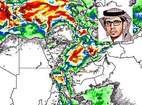 "الجهني": توقعات بأمطار تطال الجزيرة من غربها لشرقها وهذه تفاصيلها