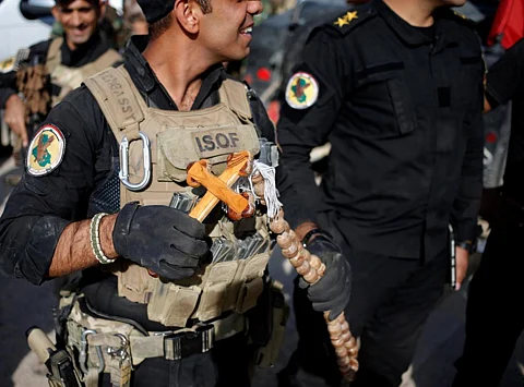 مقاتلون نصارى يشاركون الحشد الشعبي معركة "استعادة" الموصل