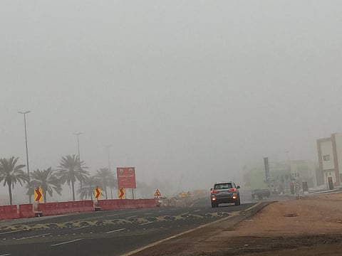 الضباب يغطي سماء حائل وتوقعات بأمطار جنوب المنطقة واستمرار الرذاذ