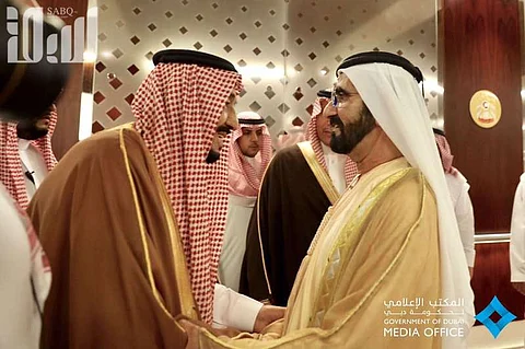 "محمد بن راشد": المملكة ضمان للاستقرار والملك سلمان بحكمته وعزمه خير من نثق بقيادته للمنطقة