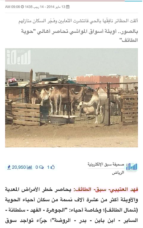 لجنة تقف على الموقع الجديد لسوق المواشي بـ"حوية الطائف"