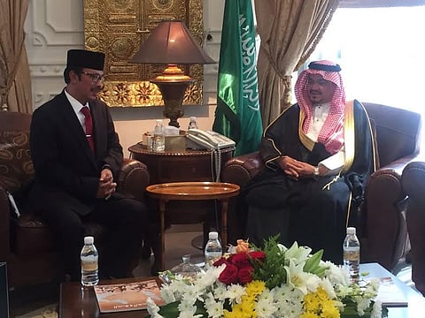 وزير الحج والعمرة يستقبل السفير الإندونيسي لدى المملكة