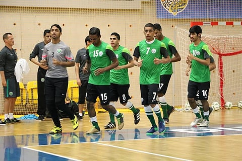 أخضر الصالات يؤدي أول تدريباته في سلوفاكيا