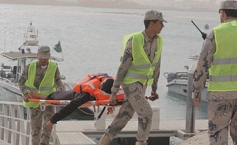 انطلاق التمرين العملي للخطة الوطنية لمواجهة الكوارث البحرية بالخفجي