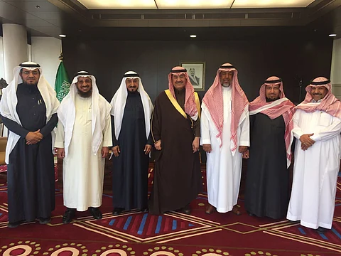 محافظ الدرعية يستقبل رئيس وأعضاء الجمعية التعاونية