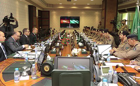 "العمرو" يستقبل مفتش الوقاية المدنية بالمملكة المغربية