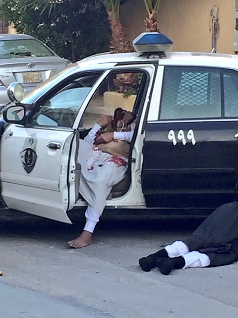شاهد.. كيف منع رجل أمن إرهابييْن من الاستيلاء على دورية بالرياض