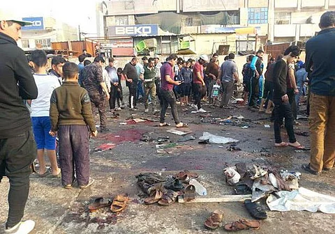 62 قتيلاً وجريحاً في انفجار سيارة شرق بغداد