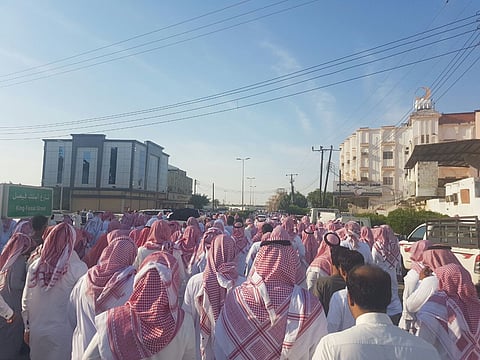 "أهالي الليث" يشيعون شهيد الواجب "الحاتمي"