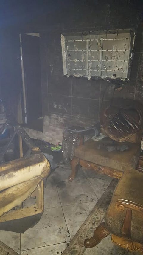 وفاة رجل وطفلة في حريق منزل بالقطيف