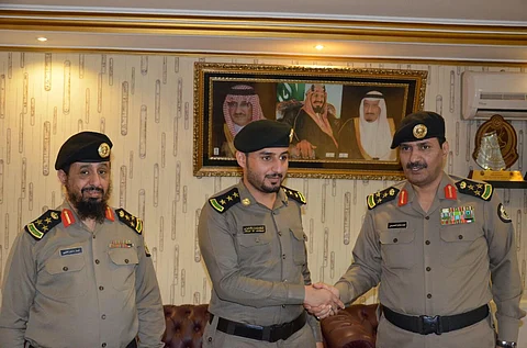"معاذ الرقيب" نقيباً في شرطة الطائف