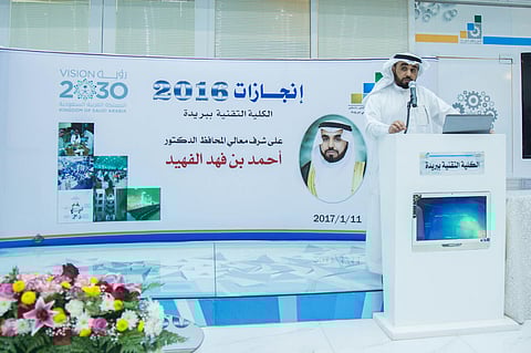 "الفهيد": تصلني إشادات عريضة بخريجي الكليات التقنية.. و"كلية بريدة" مفخرة