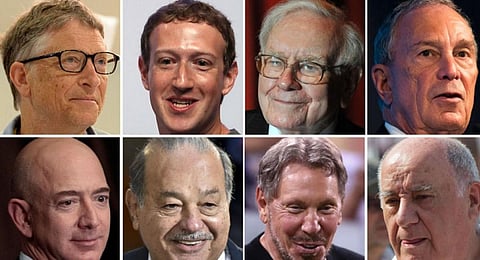 الثمانية الكبار.. ثرواتهم تُعادل ما يملكه نصف سكان الأرض