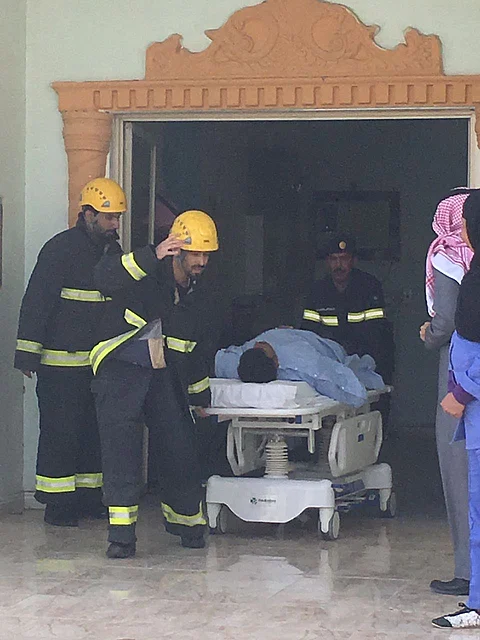 نجاح فَرَضية حريق في مستشفى نفي العام