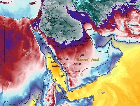 "الجهني": موجة باردة قوية وصقيع متوقَّع على نطاق واسع.. والبداية غدًا