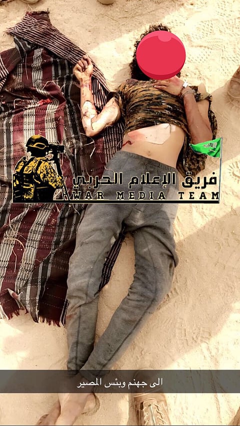 شاهد.. كيف انتهى المطاف بحوثيَّيْن اقتربا من "وحوش" الحد الجنوبي