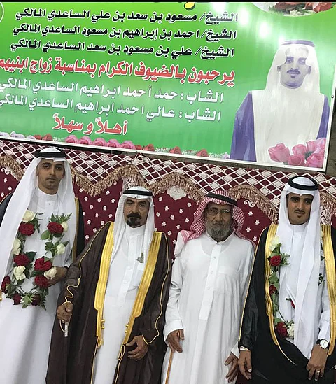 "آل سعد" يحتفلون بزفاف "حمد" و"عالي" بمكة
