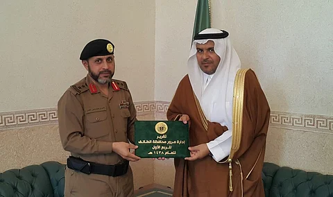 "الميموني "يتسلّم تقرير أداء "مرور الطائف" في ثلاثة شهور