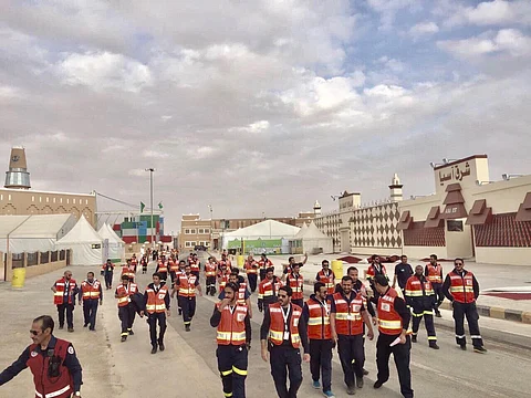 إقبال كبير على أرض الجنادرية برغم برودة الطقس