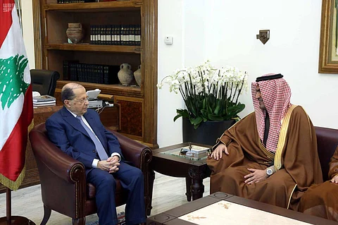 بيروت.. "عون" يبحث مع "السبهان" العلاقات الثنائية بين البلدين