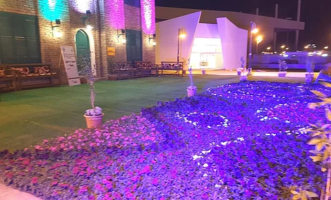 شاهد.. سجادة زهور وفلكلور شعبي في بيت الطائف بالجنادرية