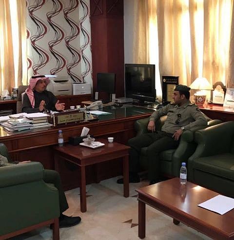 محافظ الأفلاج يستقبل مدير الجوازات الجديد