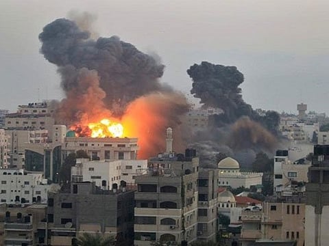 الاحتلال الإسرائيلي يشن غارات جوية على شمال غزة