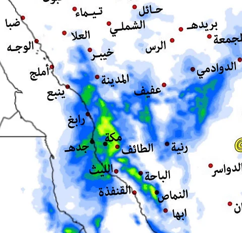 "الجهني": بدأت الحالة الممطرة الآن وتستمر 72 ساعة .. وهذه تفاصيلها