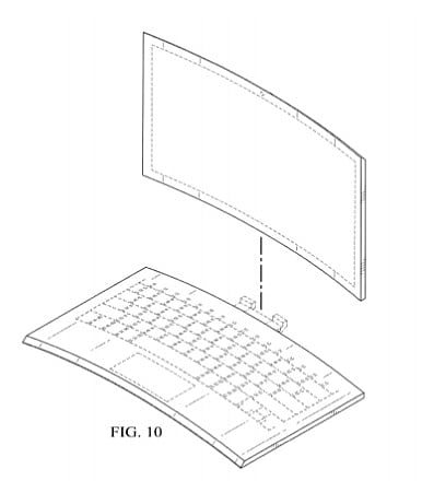 براءة اختراع من "إنتل" لشاشة حاسب محمول منحنية